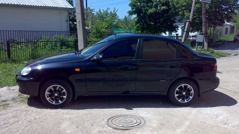 Базова автоемаль "Mipa 80F Daewoo Black Pearl" 1л (металік) [Міпа Део 80Ф Блек Перл]