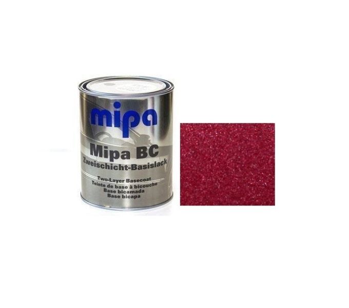 Базова автоемаль "Mipa 74U Daewoo Spinel red mica" 1л (металік) [Міпа Део 74У Спінел Ред міка]