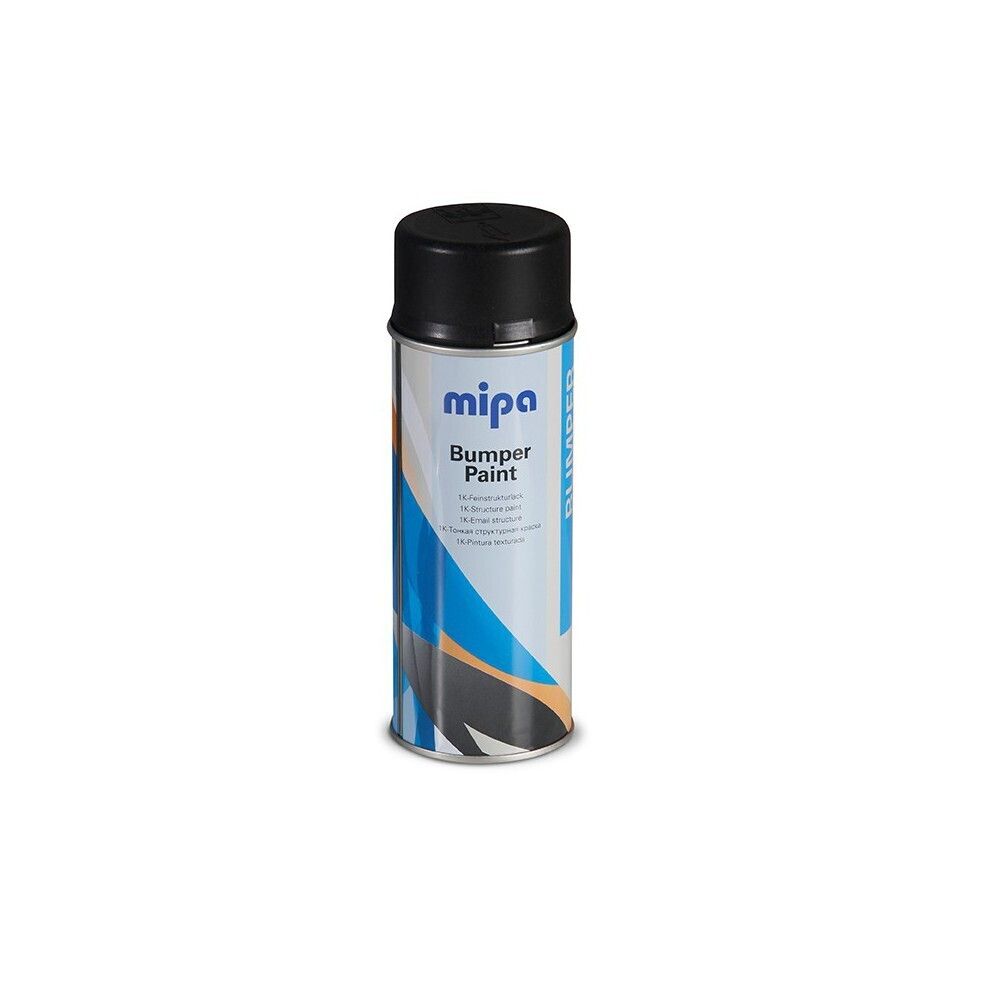 Фарба для бамперів в аерозолі Mipa Spray Bumper Paint black (Міпа Спрей Бампер Пейнт блек)