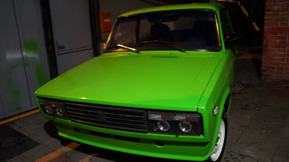 Автоемаль акрилова "Lada 5835 зелена, ACOLOR" (1л) [Аколор]