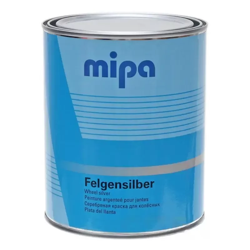 Фарба для автомобільних дисків срібляста "Mipa Felgensilber" 1л [Міпа Фелгенсільбер]