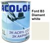 Автоемаль акрилова "Ford B3 Diamant white, ACOLOR" (1л) [Аколор]