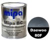 Базова автоемаль "Mipa 80F Daewoo Black Pearl" 1л (металік) [Міпа Део 80Ф Блек Перл]