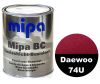 Базова автоемаль "Mipa 74U Daewoo Spinel red mica" 1л (металік) [Міпа Део 74У Спінел Ред міка]