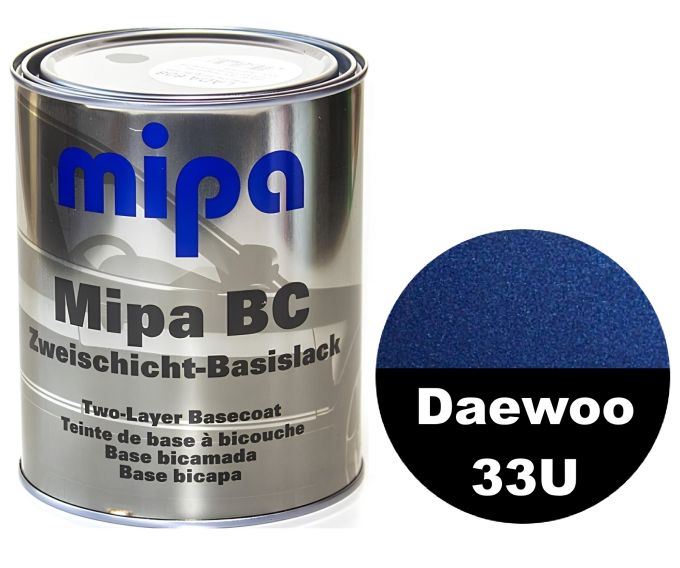 Базова автоемаль (металік) "Mipa Daewoo 33U Sports bl" 1л.