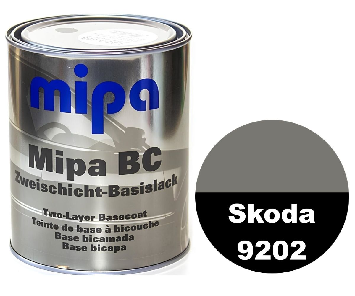 Базова автоемаль (металік) "Mipa Skoda 9202 Cappuccino Beige" [Міпа Шкода 9202 Капуччино Біж]