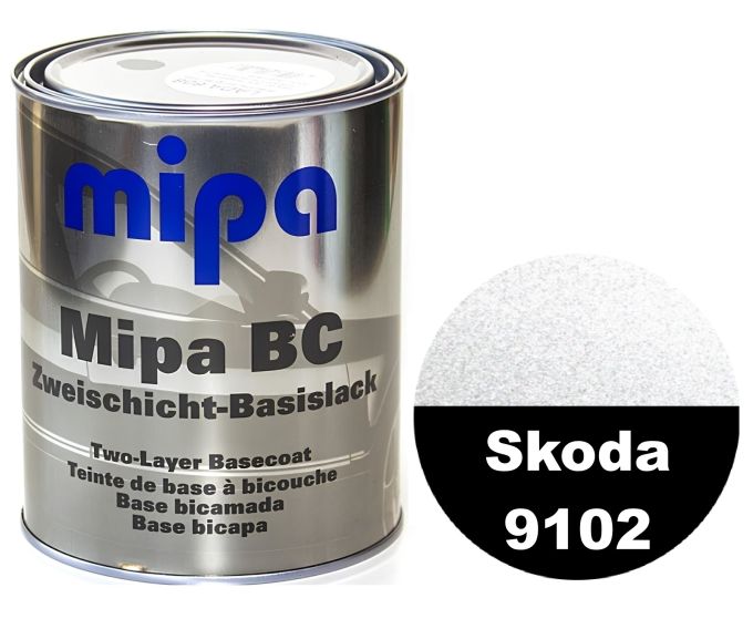 Базова автоемаль (металік) "Mipa Skoda 9102" 1л [Міпа]