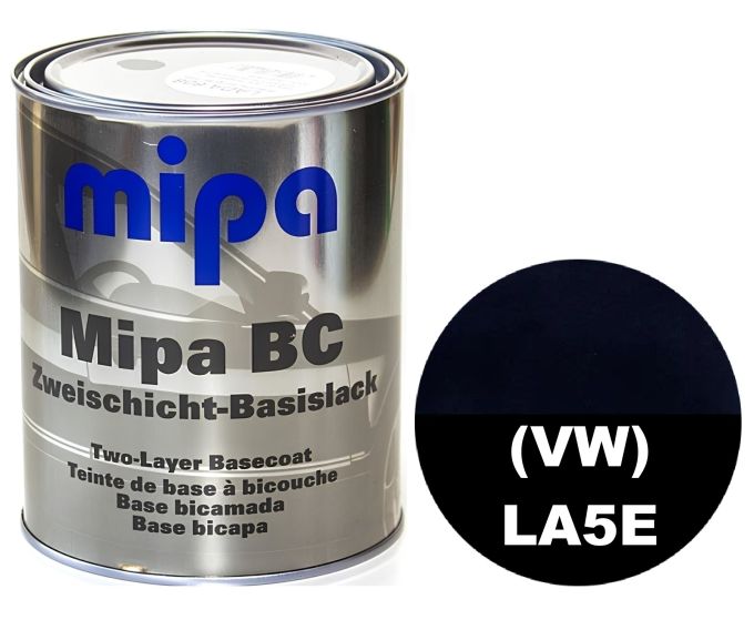 Базова автоемаль (металік) "Mipa Volkswagen (VW) LA5E MARITIM BLAU" 1л [Міпа Фольксваген ЛА5Е Марітім Блау]