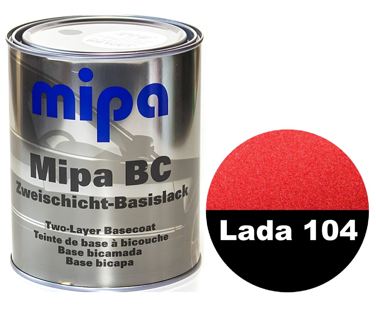 Базова автоемаль "Mipa 104 Lada Калина" 1л (металік) [Міпа Лада 104]