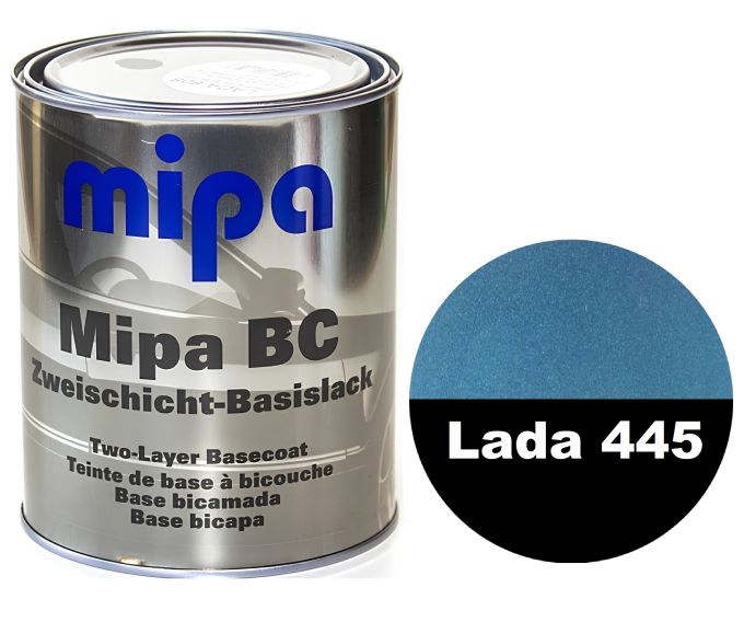 Базова автоемаль "Lada 445 Синя Mipa" 1л (металік) [Міпа Лада 445]