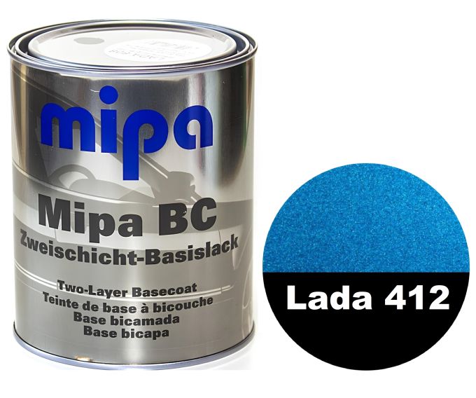 Базова автоемаль "Lada 412 Регата Mipa" 1л (металік) [Міпа Лада 412]