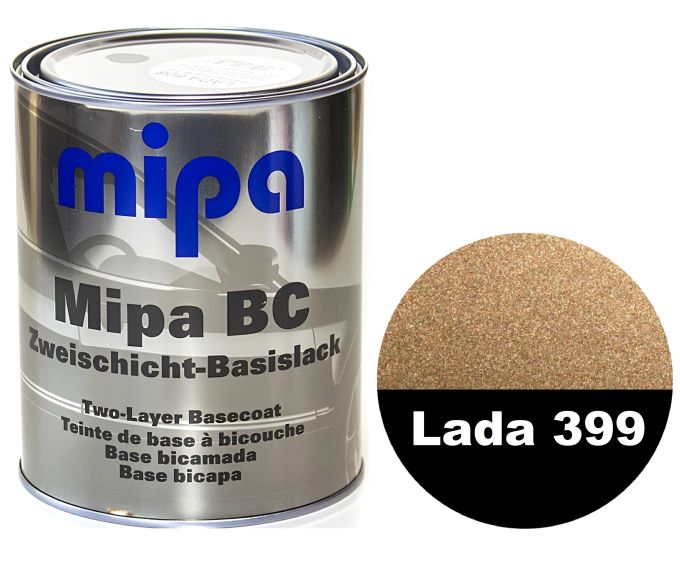 Базова автоемаль "Lada 399 Табак Mipa" 1л (металік) [Міпа Лада 399]
