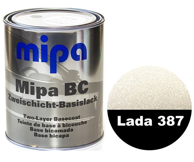 Базова автоемаль "Lada 387 Папірус Mipa" 1л (металік) [Міпа Лада 387]