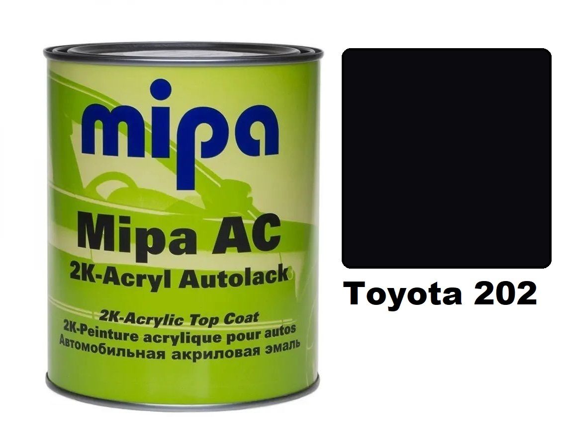 Автоемаль акрилова "Mipa 202 Toyota" 1л [Міпа Тойота 202 АС]